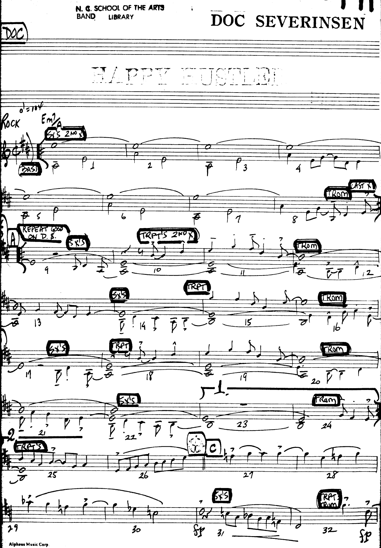 Happy Hustler — sheet music preview