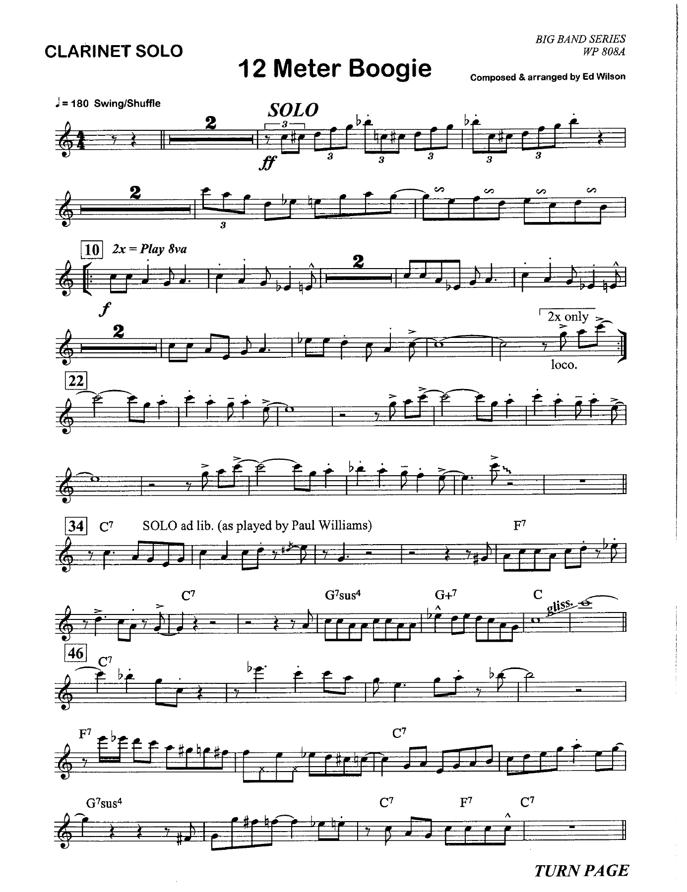 12 Meter Boogie — sheet music preview