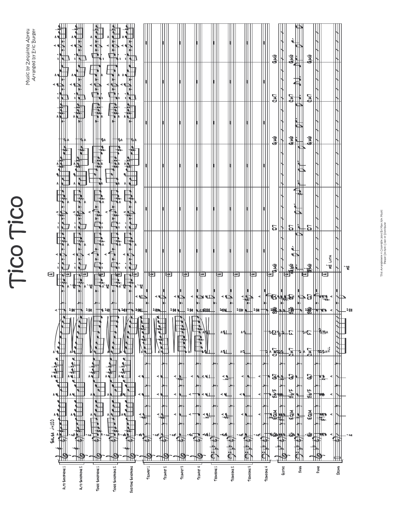 Tico Tico — sheet music preview