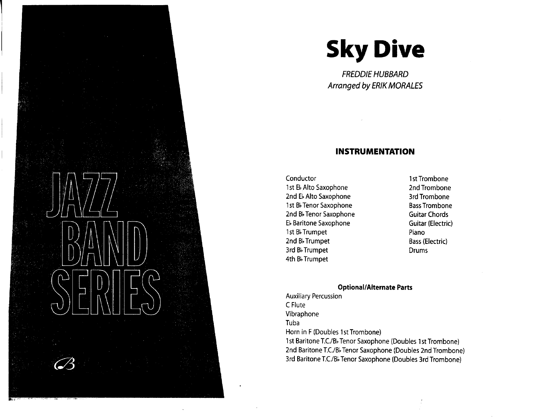 Sky Dive (E.Morales) Latin — sheet music preview