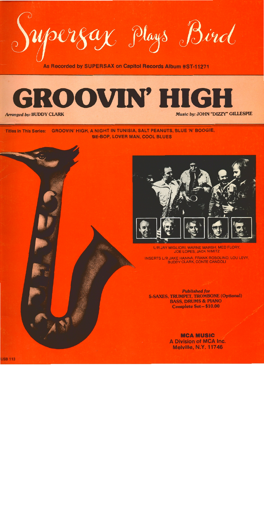 Groovin' High — sheet music preview
