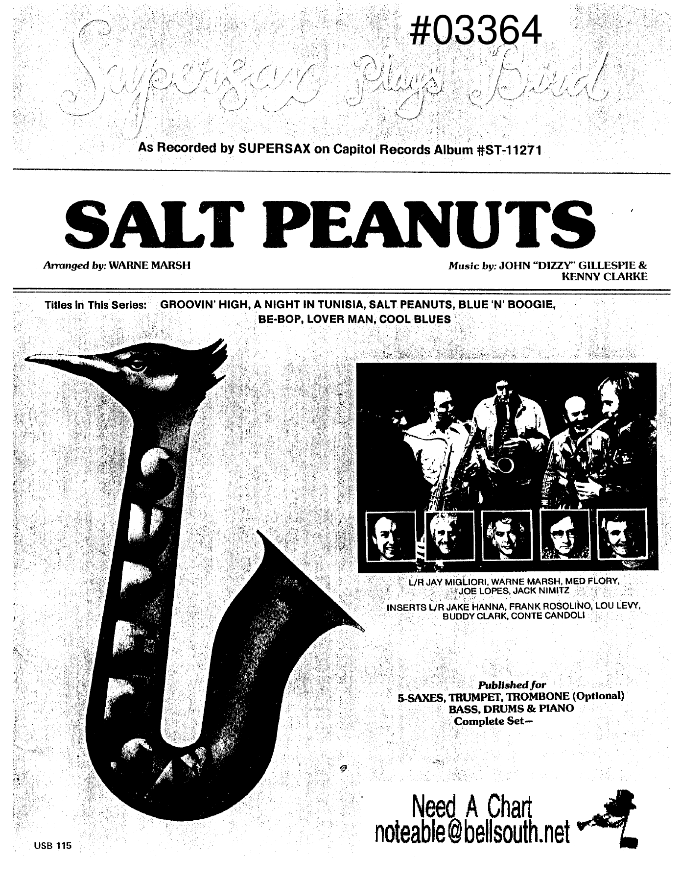 Salt Peanuts — sheet music preview