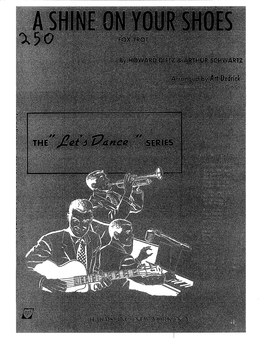 A Shine On Your Shoes — sheet music preview