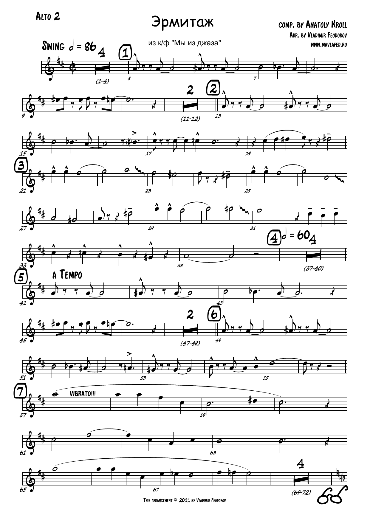 -03 - Alto — sheet music preview