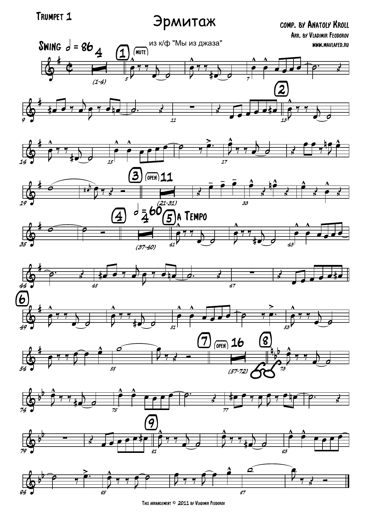 -03 - Trumpet — sheet music preview