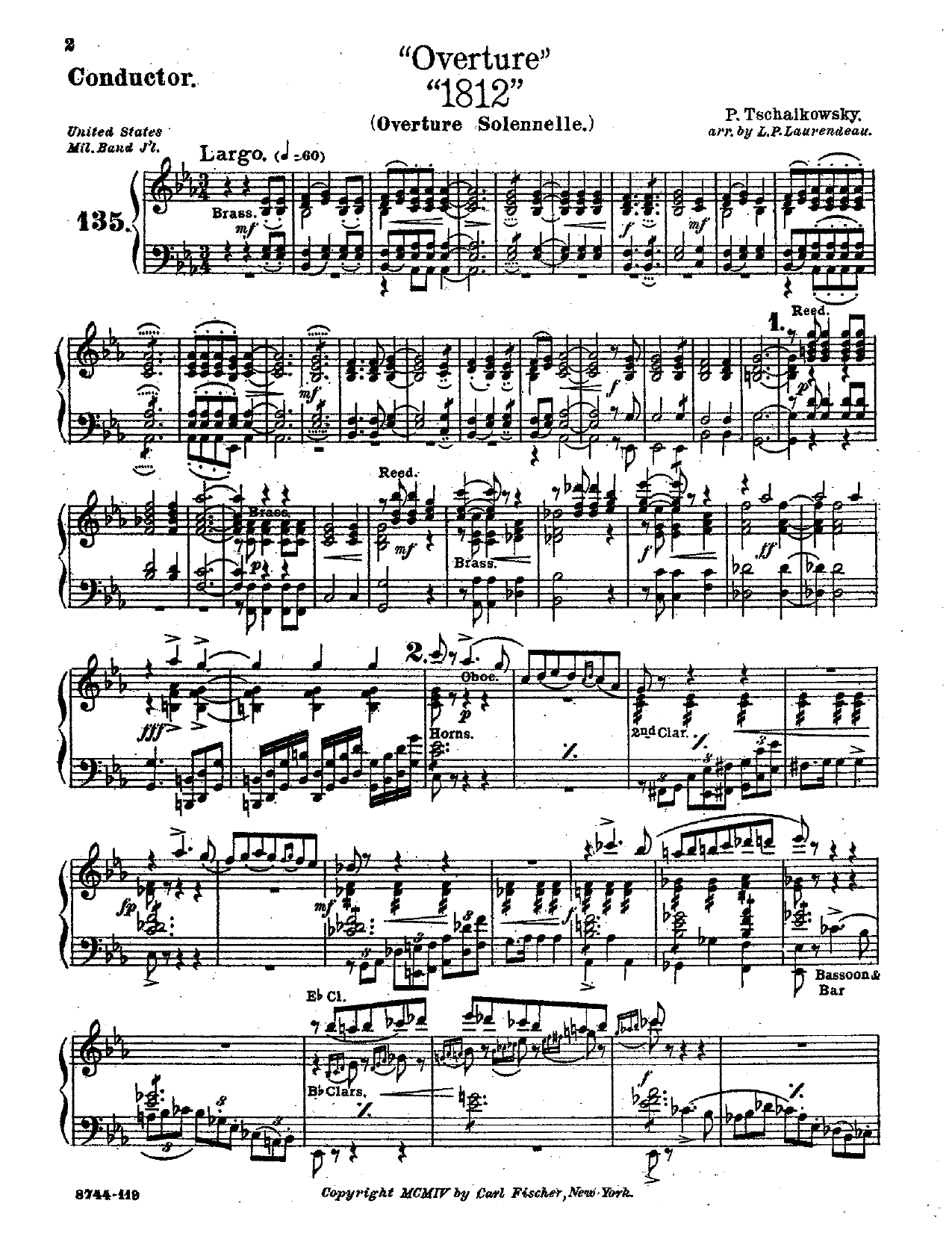 1812 Conductor — sheet music preview