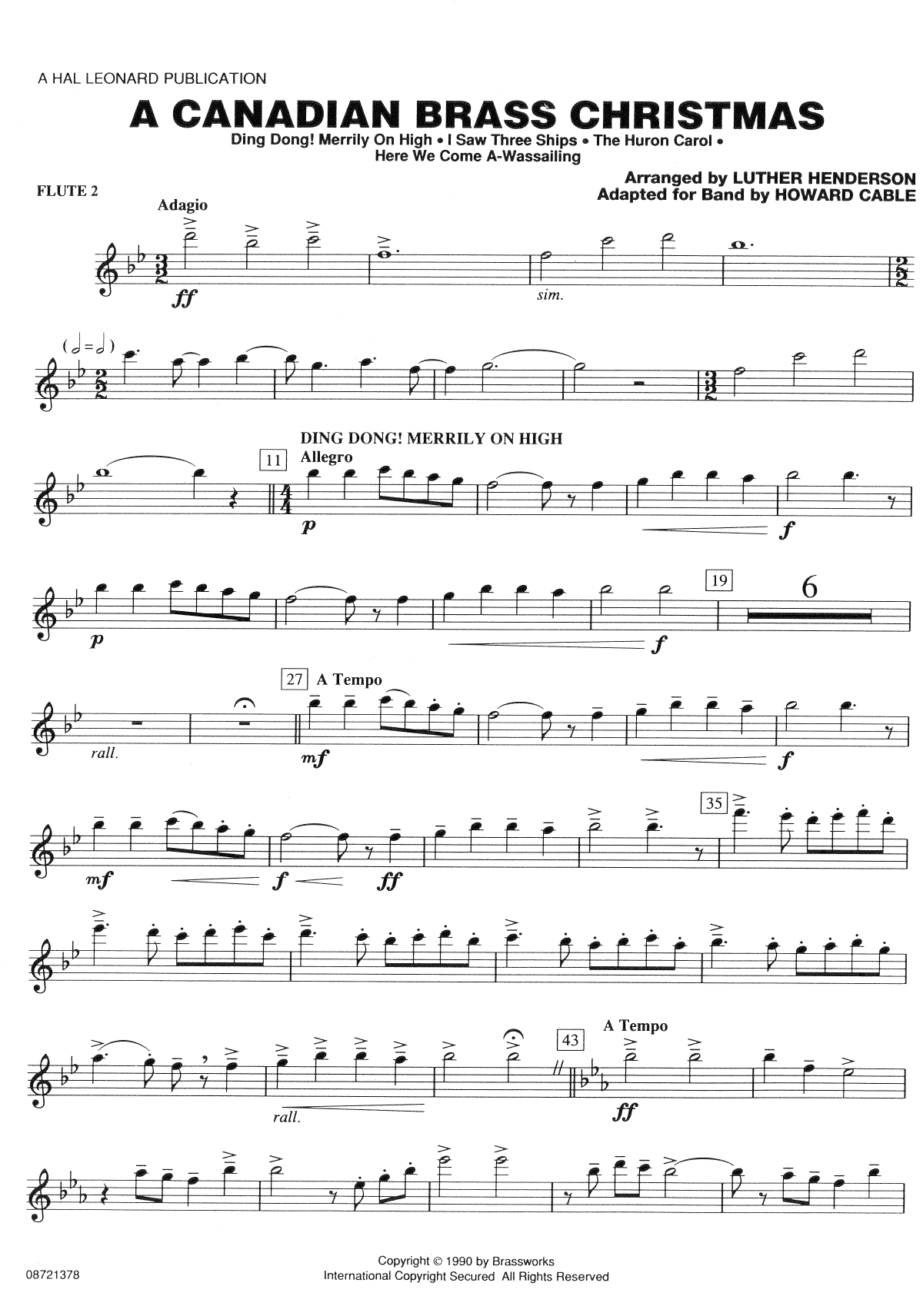 Canadian Brass Christmas-Flauta2 — sheet music preview