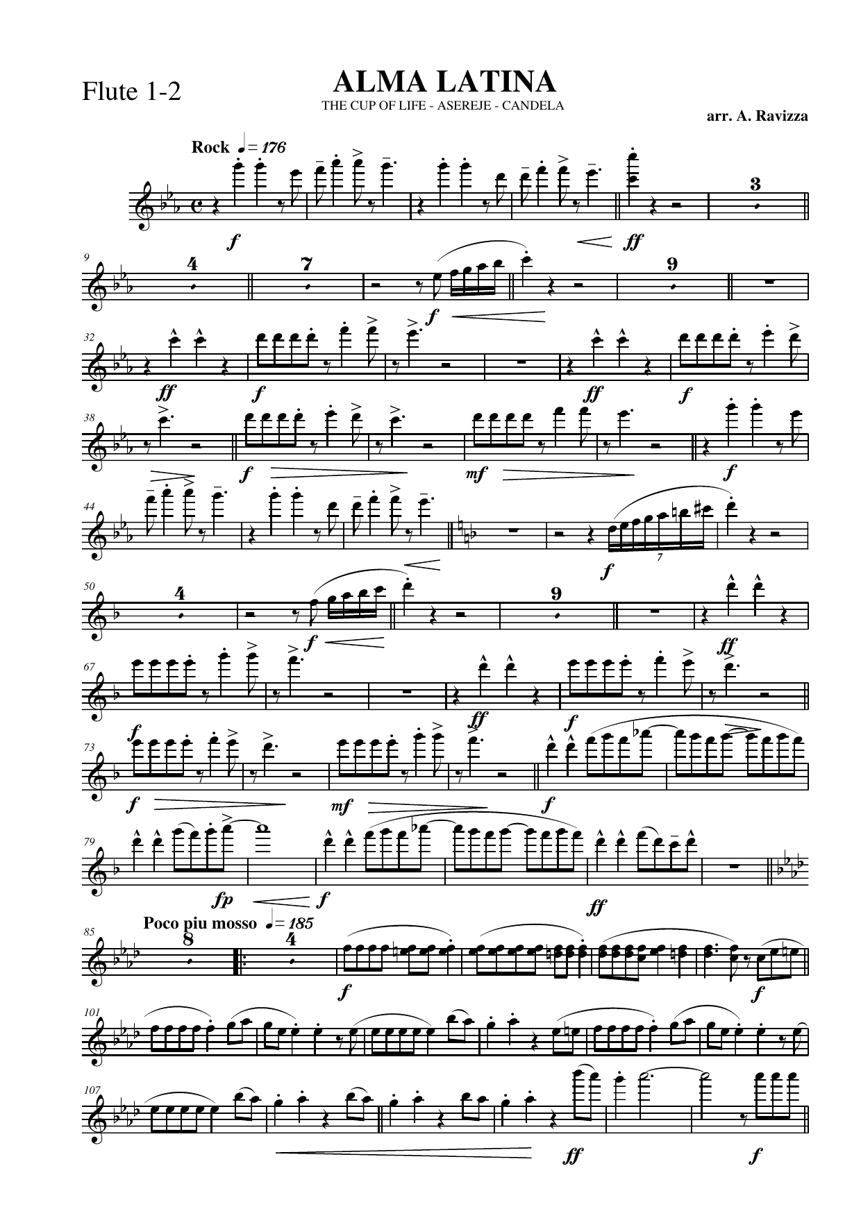 ALMALATINA — sheet music preview