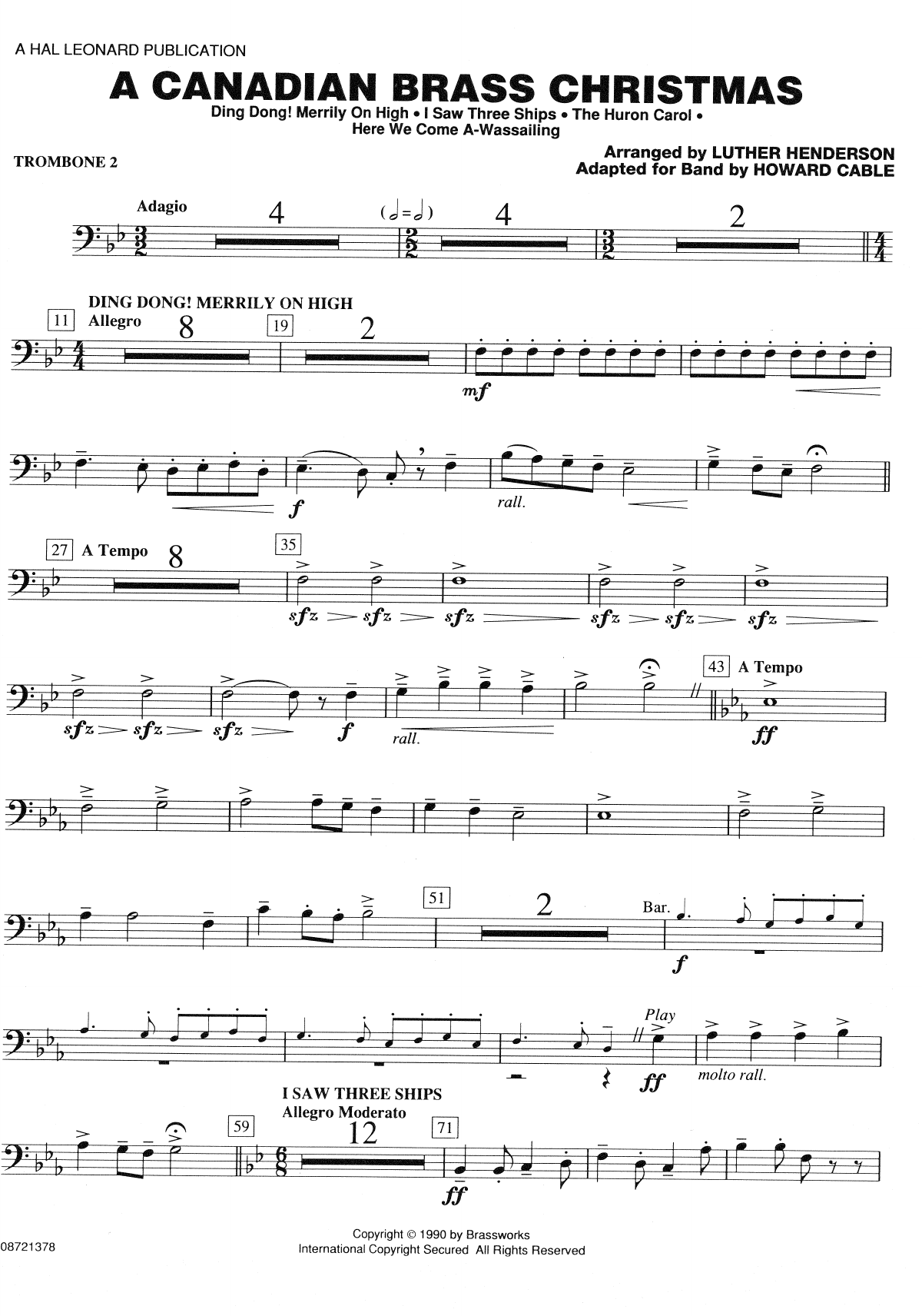 Canadian Brass Christmas-Trombon2 — sheet music preview