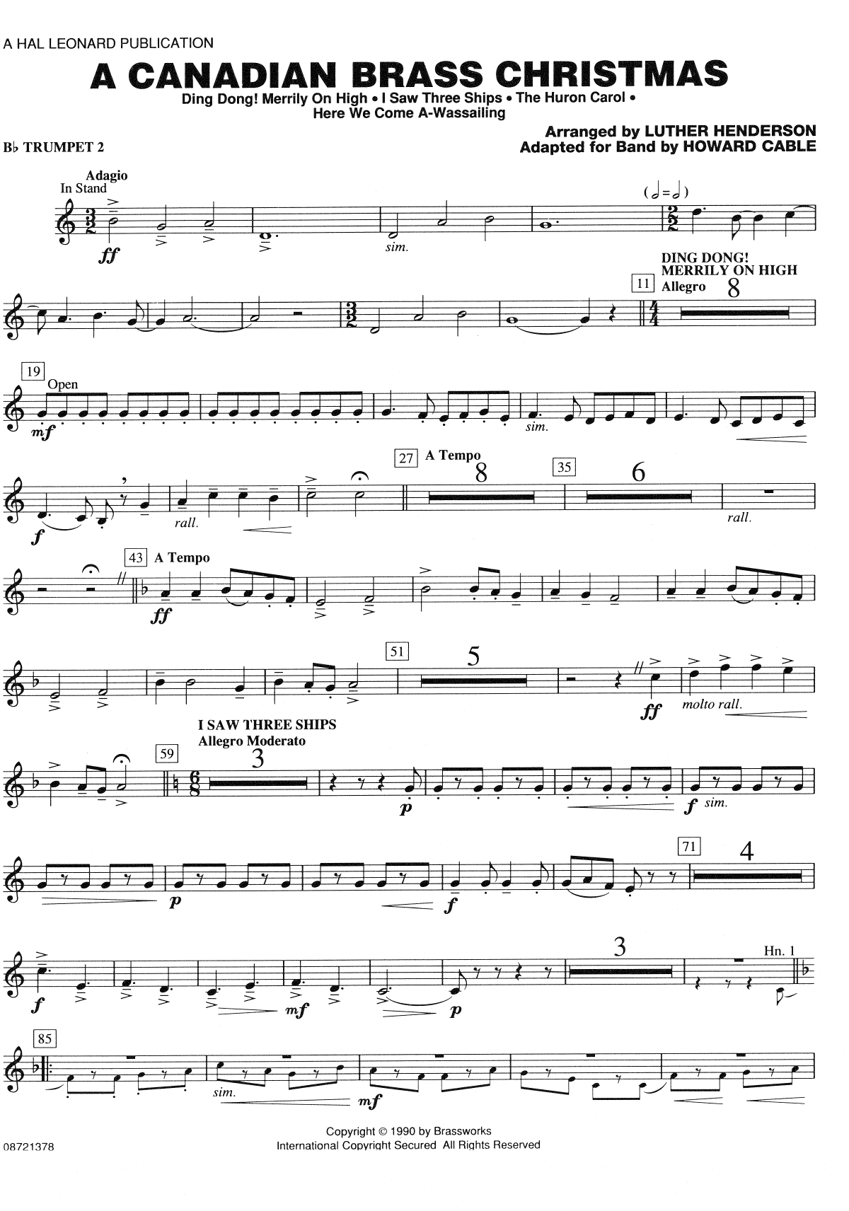 Canadian Brass Christmas-Trompeta2 — sheet music preview