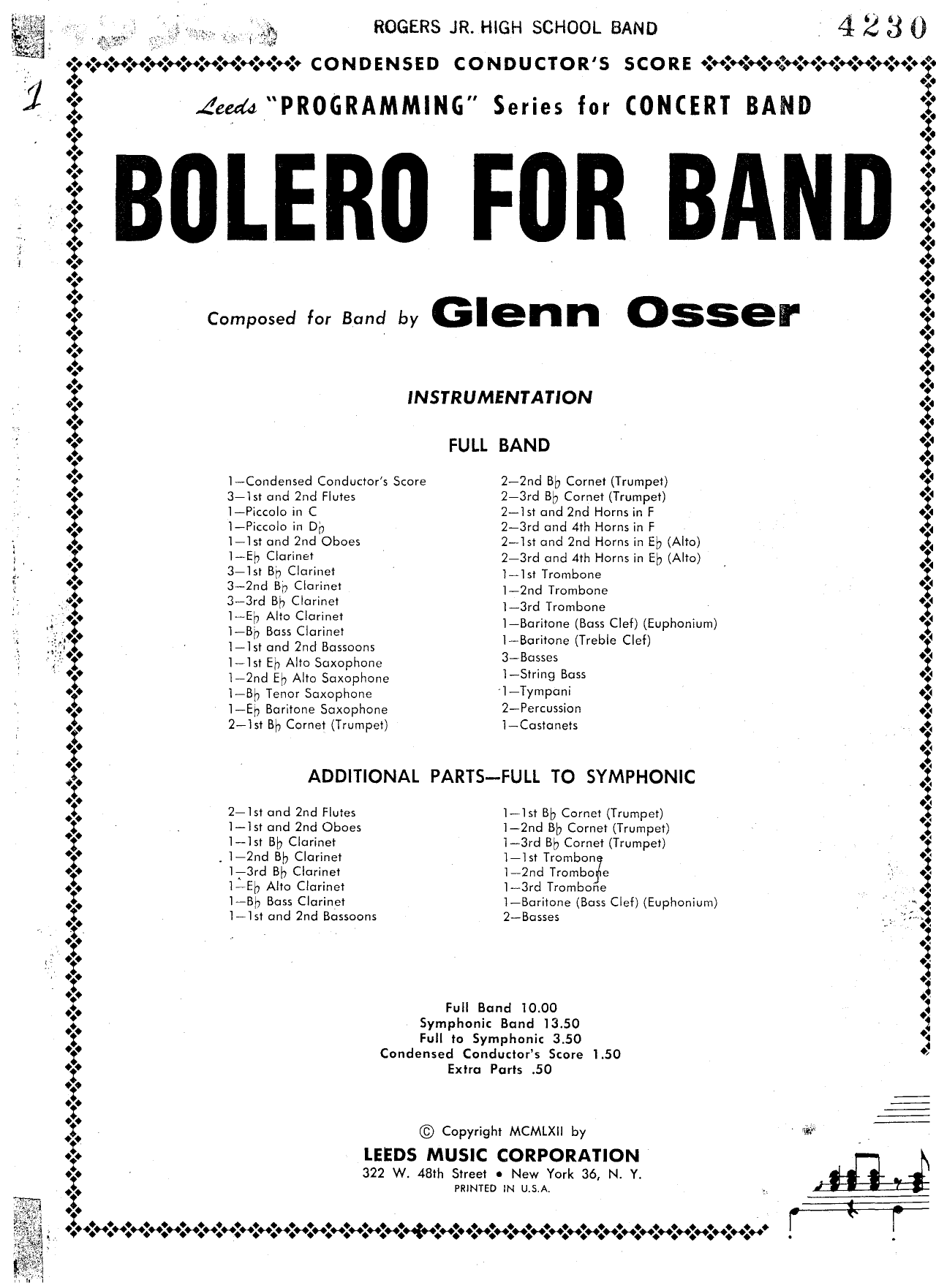 conductor — sheet music preview