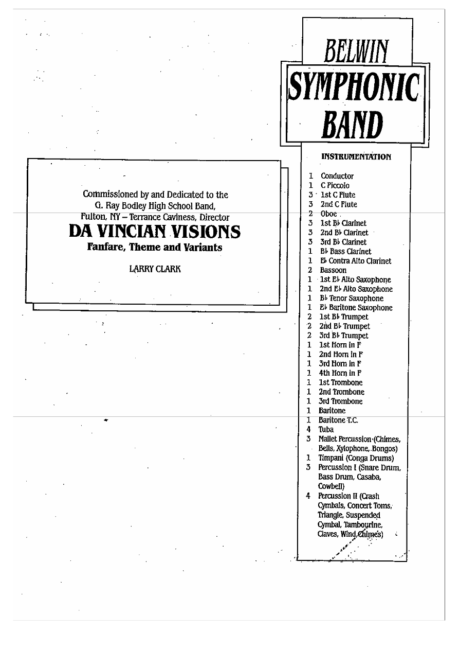 Da Vincian Visions — sheet music preview