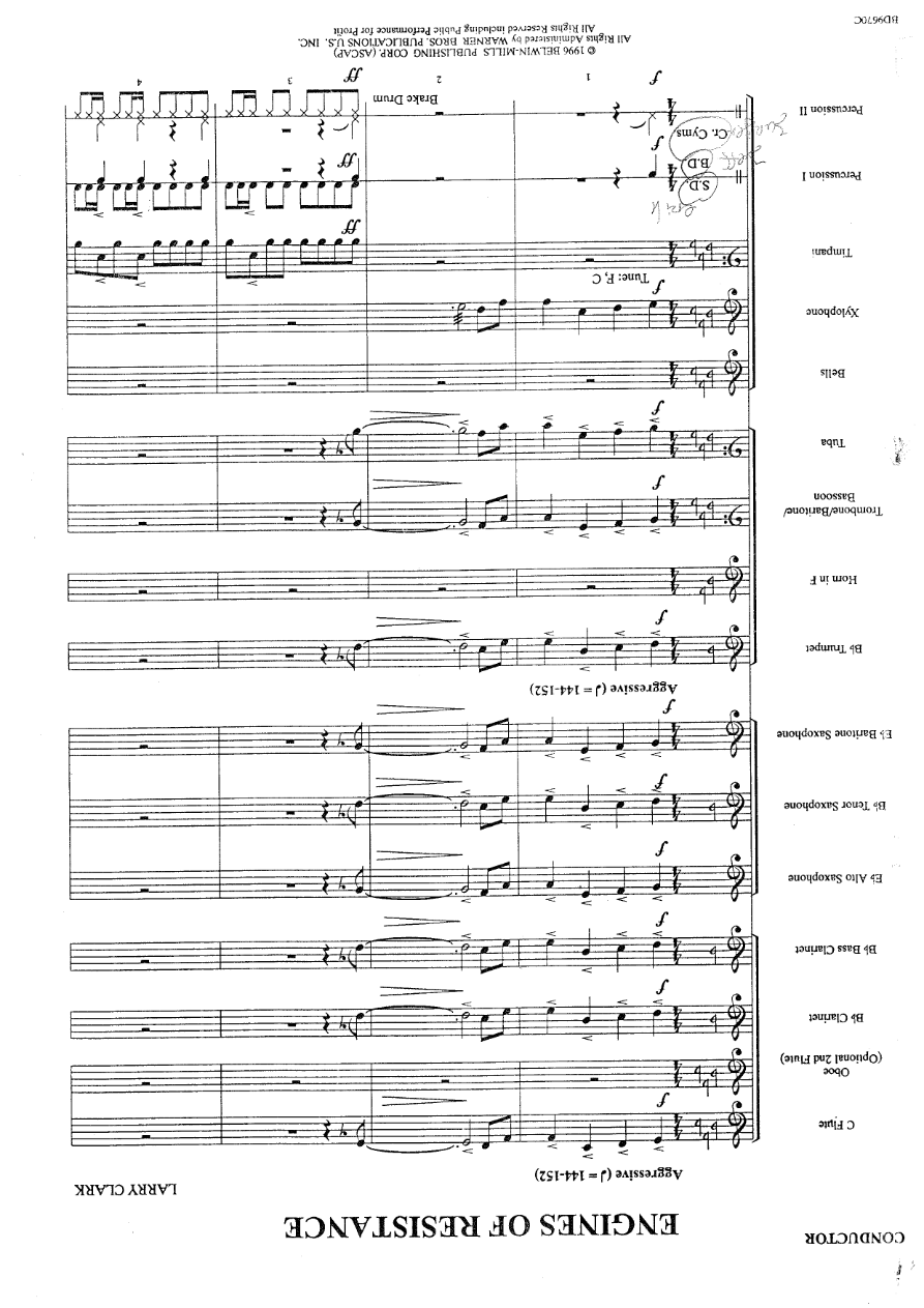 Engine of Resistance — sheet music preview