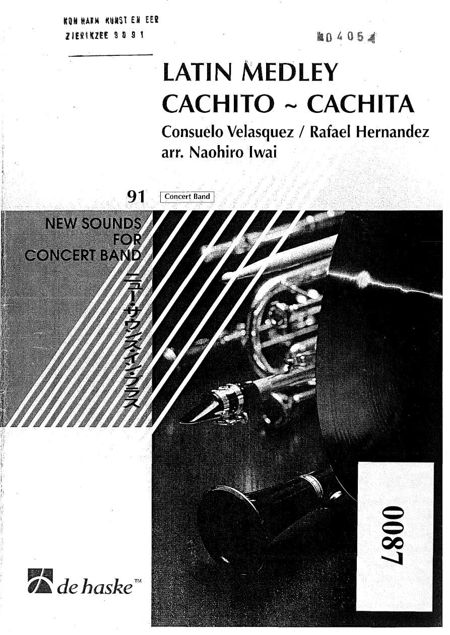 Latin Medley Cahito - Cachita (N.Iwai) — sheet music preview