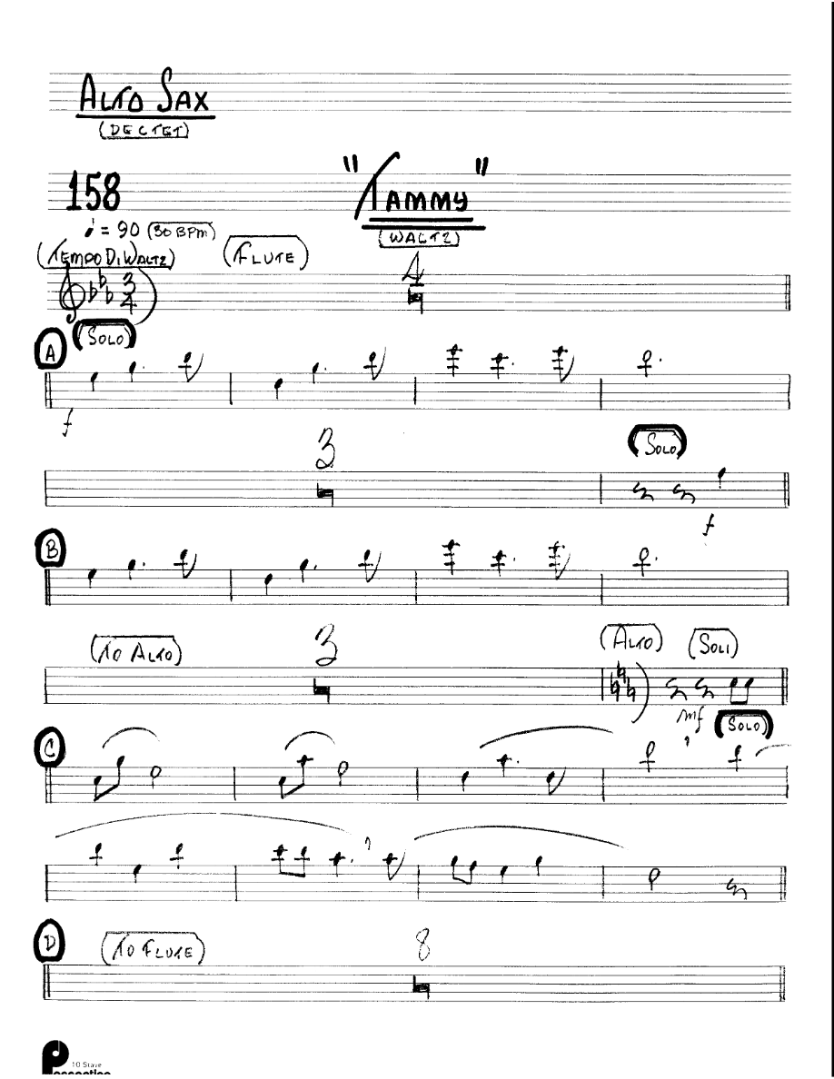 Tammy (Kenton Dectet #158) 3213 — sheet music preview
