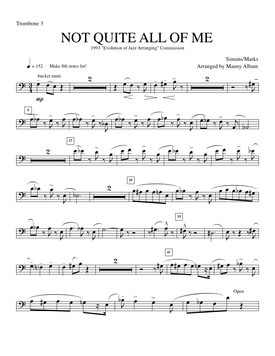 11. Trombone 3. pdf — sheet music preview