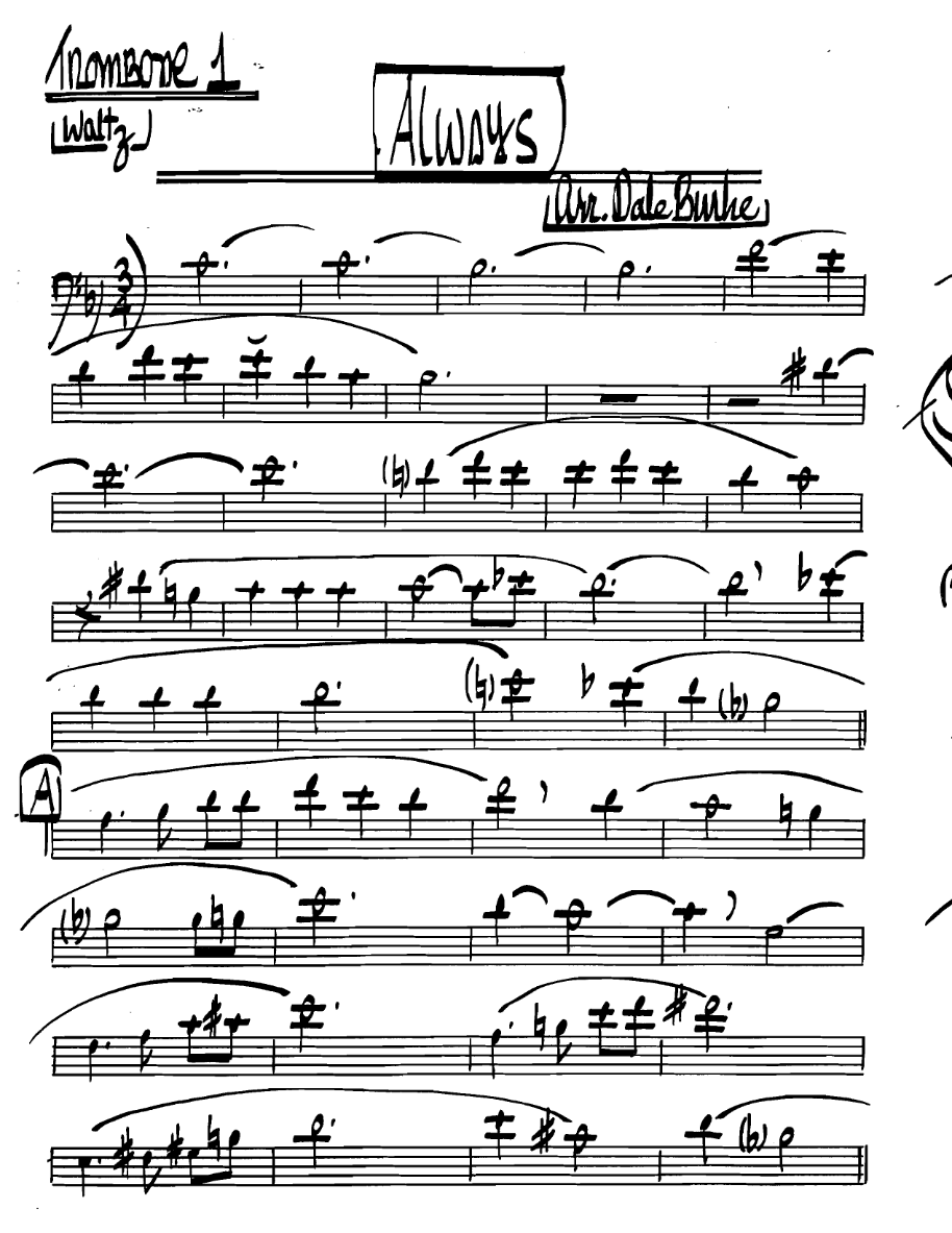 Always Trombone1 — sheet music preview