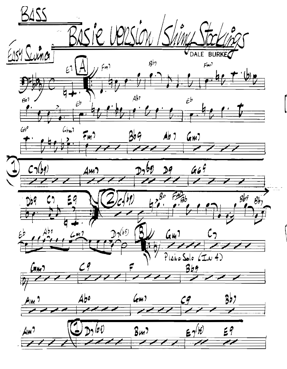 7piece bass — sheet music preview