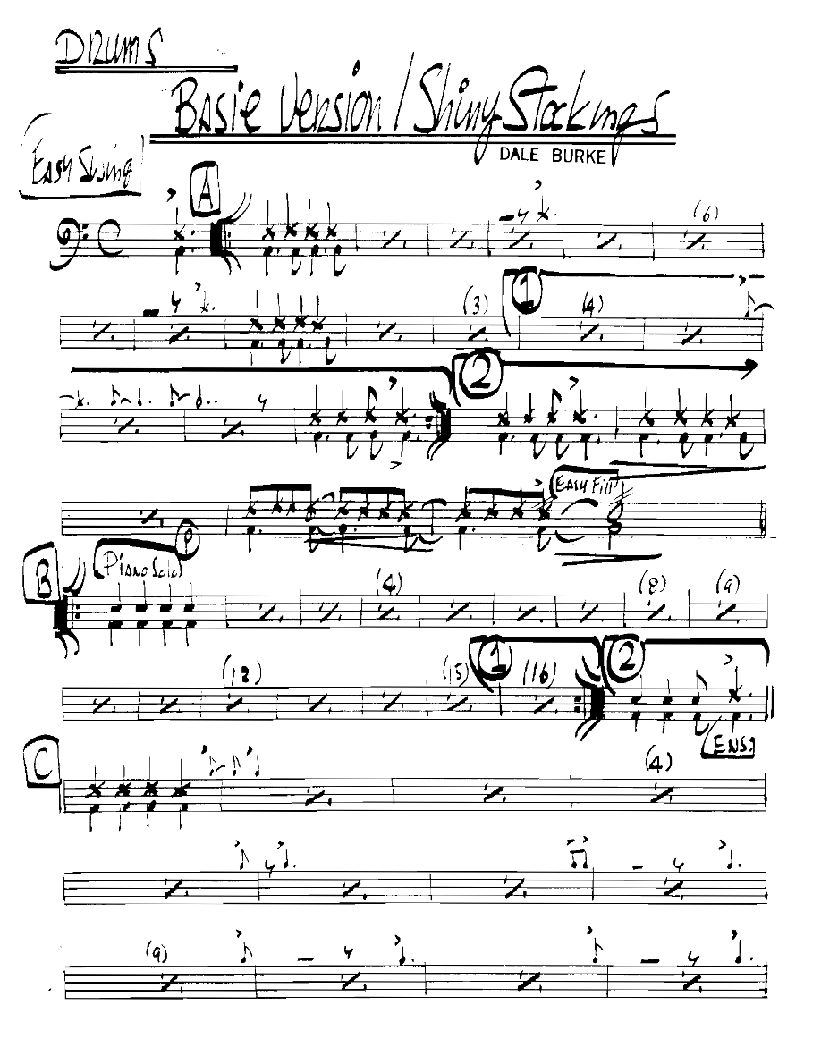 7piece drums — sheet music preview