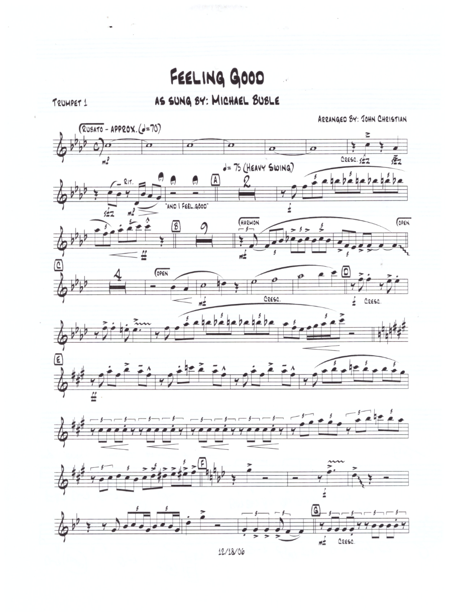 arr. John Christian — sheet music preview